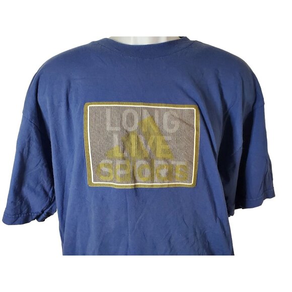 Adidas Blue "Long Live Sport" Graphic T-Shirt L - Picture 2 of 7